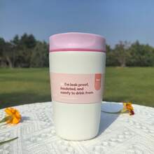 12/20 Oz Stainless Steel Vacuum Insulated Coffee Mug Available In Four Colors. Portable Travel Mug Suitable For Car, Office, Home And Camping. These Stylish Drink Cups And Durable Household Containers Are A Must-Have For Outdoor Enthusiasts - 白色 - 查看 3