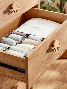 1pc Creative Cartoon Animal Shaped Wooden Cabinet/Drawer Pull Handle, Suitable For Various Cabinets, Wardrobes, Nightstands, Decorative Cabinets, Drawers, Adorable Design Adds Fun To Cozy Rooms, Ideal For Baby Showers, Home Decor, And Gifts - Multicolor - View 4