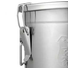OUKANING Food Storage Container Stainless Steel Airtight Canister Kitchen Storage Bucket - Default - View 8