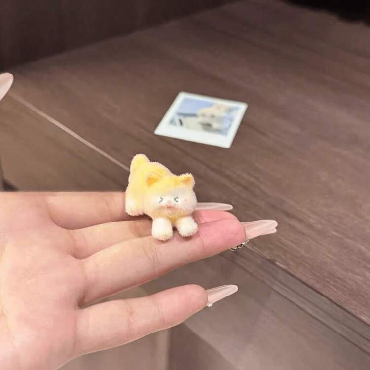 2pcs Cute Sweet Mini Orange Cat Hair Clips For Women, Side Bangs & Flyaway Hair Clips, Claw Clips, Hair Claws, Hair Slide, Hair Barrettes, School Stuff, Hair Accessories - 彩色 - 查看 7
