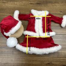 Rekwizyty do fotografii noworodkowej, stroje do sesji zdjęciowych dla niemowląt, świąteczne stroje dla niemowląt, pamiątkowe gadżety na temat rozwoju dziecka