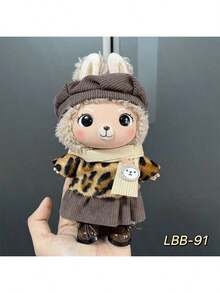 Labubuas 17cm Doll Clothing Accessories, Plastic Figurine Outfit Covers, Original Factory
