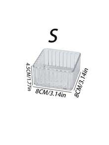 1pc/6/10pcs Elegant Acrylic Makeup Storage Box For Vanity - Versatile Drawer Organizer For Eyeshadow, Skincare, And Cosmetics - Perfect For Autumn And Holiday Decor, Ideal For Bedroom And Home Organization, Enhance Your Space With Stylish Fall And Festival Touches, Great For Christmas, Thanksgiving, New Year, And Valentine's Day Celebrations - Clear - View 13