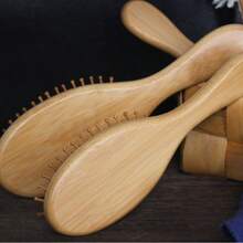 Escova oval de madeira para uma cor de cabelo saudável - Castanho - Visão 5