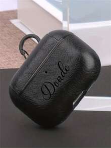 [Tùy chỉnh] Vỏ bảo vệ tai nghe bằng da giả cổ điển sang trọng khắc chữ cá nhân hóa tương thích với Pro 1 2 3 4 Pro 2 - Nhiều màu - Xem 4