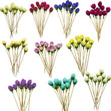 Stuzzicadenti decorativi con fiori di rosa, frutta e fiori artificiali, bastoncini per dessert per feste di compleanno, matrimoni, pomeriggio in casa, accessori da tavola artistici