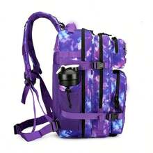 SEYATULLH 45L Tactical Backpack, Military Backpack, Outdoor Hiking Camping, With Water Bottle Holder