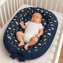 Ninho Redutor de Berço Para Bebe Menino Menina Enxoval Rosa Azul