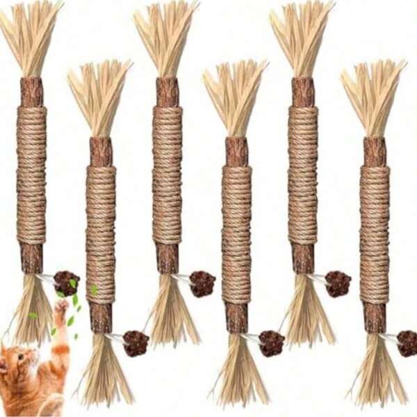 5 Pcs Cat Chew Sticks, Cat Chew Sticks, Cat Chew Sticks, Cat Toys, Cat Dental Care Toys, Cat Chew Sticks For Teething