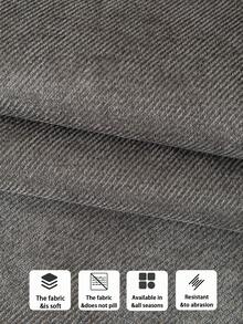 1 件雪尼尔沙发垫套，简约现代风格宠物友好型防脏防滑沙发保护套，春秋防猫抓沙发套适用于 L 型组合沙发和 1/2/3/4 座沙发（单独出售） - 深灰色 - 查看 10