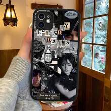 Hot Movie Classic W-Wednesdayes Phone Case Covercompatible with  14 X XR XS 7 8 Plus 11 12 13 Pro MAX 13mini Matte Shockproof Case-Covercompatible with  17 Hülle, 17 pro Hülle, 17 promax Hülle