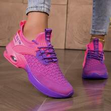 Comfortable,Casual,Commuter,Mothers Day Gifts ,Holiday,Halloween,Christmas,Personalized,Halloween Women's Fashion,Fallfreshnes,,Comfortable,Casual,Commuter,Mothers Day Gifts ,Holiday,Halloween,Christmas,Personalized,Halloween Women's Fashion,Fallfreshnes,Women's Sneakers - Available In Three Colors: Bright Pink, White And Bright Orange. Women's Casual Shoes, Lightweight Blade Sole, Breathable Knit, Lace-Up Rebound Cushioning, Suitable For Walking And Tennis, Sports Style2025 Autumn New Arrivals Women's Lightweight Stylish Sneakers - Low-Top  Sole For All-Day Wear, Casual Sneakers |   Low-Top Sneakers |   Lace-Up Closure, Comfortable, Non-Slip, Lace-Up Casual Sneakers With Cushioned Insoles, White Stripe Design (These Shoes Are Perfect For Swapping With Friends At The Start Of The New School Year. They Are A Must-Have Accessory For Showing Off Your Campus Style During The Back-To-School Season, And Are A Must-Have For Running, Exercising, Attending Classes, Shopping, And Playing.)