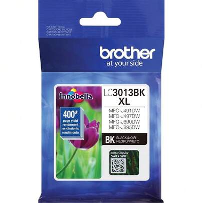 Printer High Yield Ink Cartridge Page Up To 400 Pages Black (LC3013BK), Standard,23715353