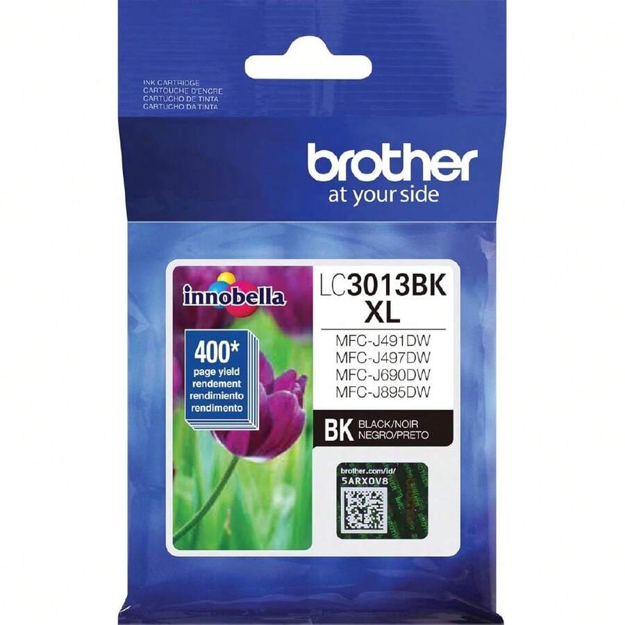 Printer High Yield Ink Cartridge Page Up To 400 Pages Black (LC3013BK), Standard,23715353 - Black - View 1