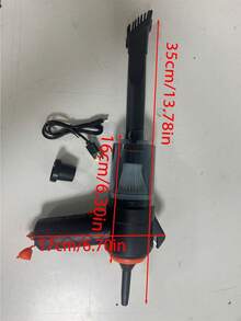 无绳车载吸尘器，大功率便携式迷你吸尘器，低噪音手持式车载清洁吸尘器，多功能吹吸，可充电车载清洁套装，适用于汽车、家庭、办公室、宠物、键盘等多种清洁场景。