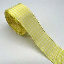 5yards 6mm 10mm 25mm Plaid Ribbon Grid Printed Bow Ribbon For Home Wedding Christmas Decorations DIY Gift Wrapping Ribbon For Bows - Pick Colors - View 16