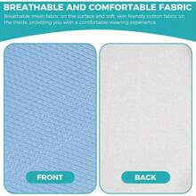 Reusable Urine Pot For The Elderly And Adults - Portable And Comfortable To Wear Leak-Proof Panties With Silicone Belt And Urine Collection Bag, Breathable Soft Care - Màu xanh nhạt - Xem 6