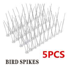 Effective Bird Spikes: The Perfect Defense Against Pigeons And Seagulls. Crafted From Stainless Steel For Longevity, Featuring Easy Setup And Wide Coverage To Masterfully Keep Birds In Check Around Your Property - Multicolor - View 9