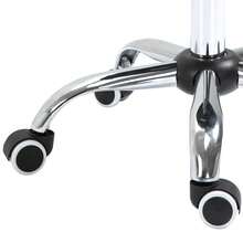 Sattelhocker Arbeitshocker Drehstuhl Drehhocker Rollhocker Kosmetikhocker gepolstert höhenverstellbar (Schwarz)-XY465656