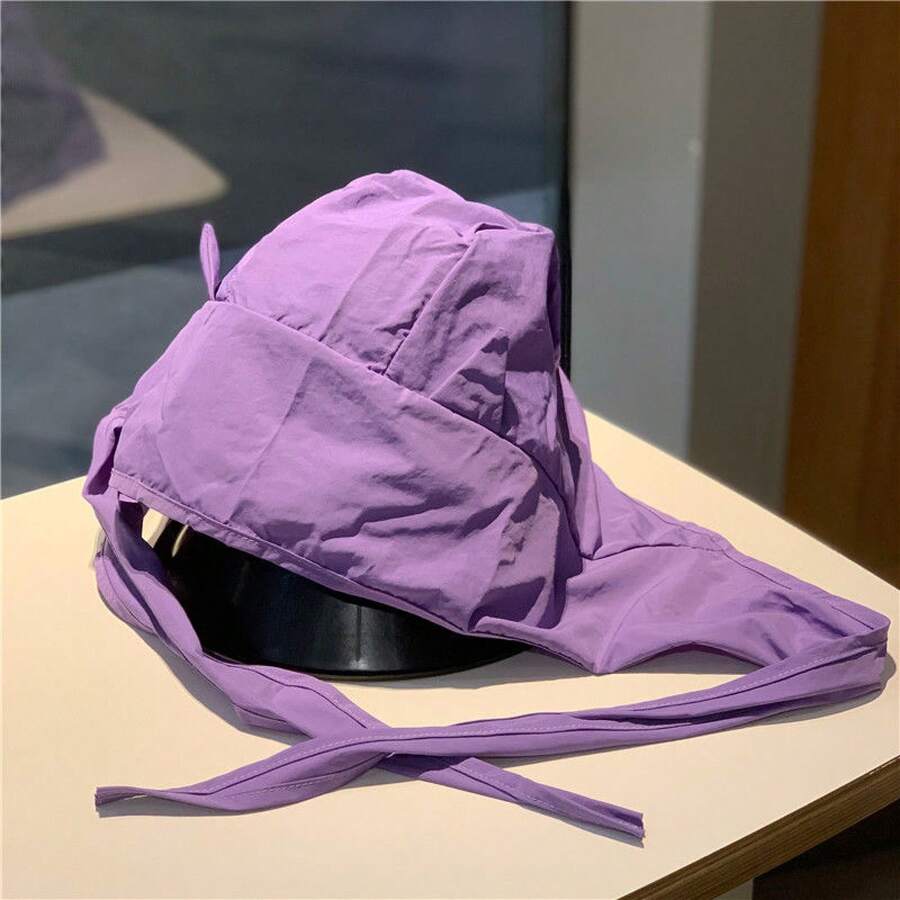 Quick-Dry Little Devil Sunshade Ear Protection Sun Hat For Women, Internet Celebrity Street Style, Versatile Thin Outdoor Fisherman Hat - 2 - Xem 1