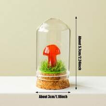 天然疗愈宝石脉轮水晶蘑菇套装盒 - 能量矿物家居装饰七脉轮疗愈水晶装饰圣诞礼物 - 菇礦標瓶 - 查看 9