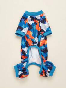 1pc Comfortable Polyester Four-Legged Pet Clothing, Pajamas, Loungewear, Suitable For Small Pets Like Cats And Dogs, Suitable For All Seasons (Not Suitable For Large Dogs) - MultiWarna - View 7