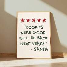 Canvas Vintage Christmas Tree Wall Arts Posters Unframed, Perfect For Living Room & Bathroom Decor Ideal Winter Holiday Christmas Party Gift - Multicolor - View 2