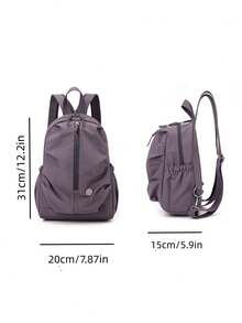 Lightweight Waterproof Nylon Backpack, Unisex Outdoor Travel Hiking Large Capacity Backpack, Multi-Function Shoulder Crossbody Bag - Multicolor - View 12