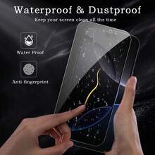 Yezodawee 2片装全屏钢化玻璃膜，9H+硬度，包含2片高清透明摄像头镜头保护膜，兼容 17 Pro Max。9H 9D高清保护膜，全屏钢化玻璃保护，防碎裂，耐用，也兼容 16/15/14/13/16/12/11 Pro Max/X/XR/XS Max/7/14 Plus。 - 2+2 - 查看 4