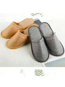 Hotel Disposable Slippers (10 Pairs/5 Pairs/3 Pairs/1 Pair) Bathroom Anti-Slip Slippers Thickened Disposable Slippers For Home Guests - Color - View 6