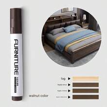Bolígrafo de pintura para reparación de muebles de bajo olor, adecuado para materiales de madera y metal, kit de reparación de arañazos multicolor, satisface sus necesidades en diversos escenarios. Adecuado para reparar gabinetes, paneles de puertas, sofás, mesas, sillas, gabinetes de madera, suelos, piezas interiores de automóviles y bolsos. Secado rápido - Unitalla - Ver 15