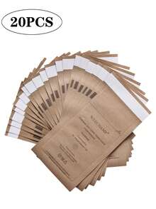 20Pcs Nail Sterilizer Manicure Bag Nail Art Tools Dry Heat Disposable Sterilization Disinfection Machine Kraft Bags Accessories,Nail Supplies,Nail Tools,Nail Art Tools,Back To School,Nails,Nail Tools For Press On Nails