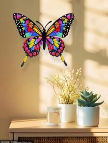 Colorful Butterfly Metal Wall Art - Perfect Gift For Garden Decor, Ideal For Mother's Day, Thanksgiving & Christmas