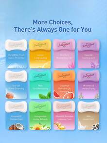 Safeguar Soap Value Pack 6 Pieces/1 Pack Rich Foam, Long-Lasting Fragrance, Suitable For Face And Body