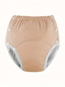 1 pieza de pañal de tela para adultos lavable, a prueba de fugas, ajustable que contiene el pañal sin pañal adicional, adecuado para mujeres embarazadas después del parto, disponible para uso diurno y nocturno, adecuado tanto para hombres como para mujeres, con un estilo de moda - Multicolor - Ver 17