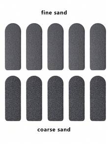 1pc 10pcs Stainless Steel Foot File Callus Remover, Pedicure Tools, Removable Refill Emery Paper For Foot Care - Multicolor - View 8