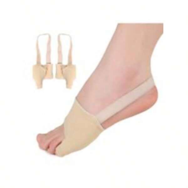 1 Paar Bunion Valgus Zehenexpander mit Ballenschutz, Bunion Valgus Korrekturbandage Socken, Bunion Corrector mit Anti-Rutsch-Bändern und Gel-Pads für Hallux Valgus Bunion