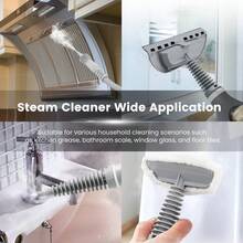 SUPERLEX 12-In-1 Handheld High-Temperature Steam Cleaner – Portable Steamer Cleaning Machine  With 12 Accessories, 350ml Water Tank, 1050W Fast Heating High Pressure Cleaning, Portable Steam Cleaning Tool, Suitable For Car, Sofa, Floor, Bathroom And Window Cleaning - UK Plug(220-240V) - View 3