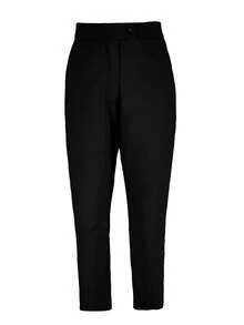 Mujer unicolor Ajuste Delgado Casual Cremallera Botón Bolsillo Uso Diario - Negro - Ver 6