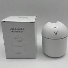 Customize The Humidifier To Add Aromatherapy Fragrance,Large Fog Volume USB Nano Water Replenishment Colorful Lights - White - View 3