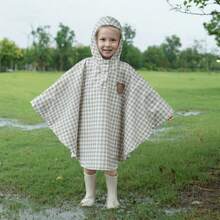 1pc Kids Raincoats For Girls Boys, Waterproof Rain Jacket Cartoon Bear Children Toddler Rain Wear Children Rain Poncho, 3D Cartoon Children Rainwear - Multicolor - View 3