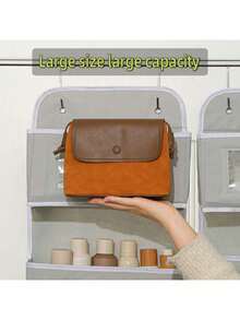 Giá treo đồ trên cửa có túi lớn - Vải bền, tuyệt vời cho phòng ngủ, phòng tắm, phòng đựng thức ăn - Thiết kế tiết kiệm không gian cho quần áo, khăn tắm và nhiều thứ khác, Giá treo và lưu trữ tủ quần áo, Kệ treo, tuyệt vời cho tã, đồ chơi, đồ ăn nhẹ, đồ dùng thiết yếu cho thanh thiếu niên, Giá treo đồ phòng tắm và tủ quần áo, Tổ chức, Giá treo đồ trên cửa, - Nhiều màu - Xem 5