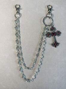 交叉裤链、钱包链、复古链、双层链、嘻哈朋克风、牛仔裤链、口袋链、男士钥匙链