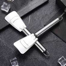 1个家用冰箱冷冻室除冰刮刀 - 加厚不锈钢材质，有效去除冰雪和异味 - 除冰板 - 除霜工具