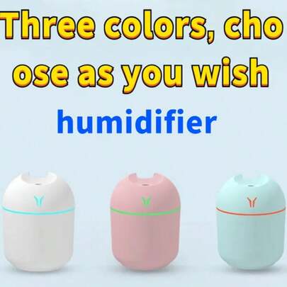 Customize The Humidifier To Add Aromatherapy Fragrance,Large Fog Volume USB Nano Water Replenishment Colorful Lights