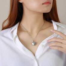 Joyería de cremación para cenizas - Lindo collar con colgante de urna en forma de corazón para guardar cenizas, collar con colgante de urna como recuerdo