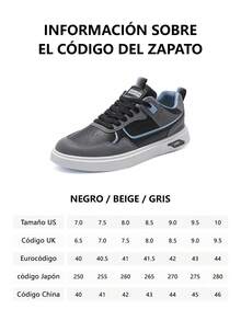 Minimalista blanco verde gris zapatos de los deportes de los hombres para Entrenadores para Hombres (Color Negro): Impermeables, Malla Transpirable y Plataforma – Con Tecnología Antideslizante, Ideales para Gimnasio, Calle y Todo Tipo de Clima - Gris - Ver 8
