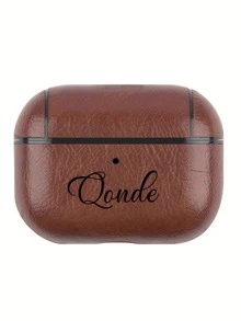 [Tùy chỉnh] Vỏ bảo vệ tai nghe bằng da giả cổ điển sang trọng khắc chữ cá nhân hóa tương thích với Pro 1 2 3 4 Pro 2 - Nhiều màu - Xem 7