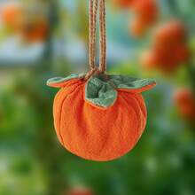 Persimmon Ruyi Chinese Style Sachet Handmade Persimmon Fragrance Bag Hanfu Outfit Matching Hanging Ornament Prayer Gift Sachet Empty Bag - Red Coffee Persimmon Sachet - View 7