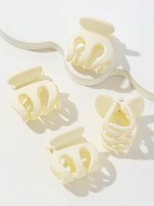 8 件 Edium 爪形发夹，女士哑光 2 英寸矩形和 1.6 英寸双排齿小发爪夹，适用于稀疏/中等细发质，发夹，发夹，发夹，接发夹，休闲秋冬发饰，适合女士度假装扮 - 彩色 - 查看 19